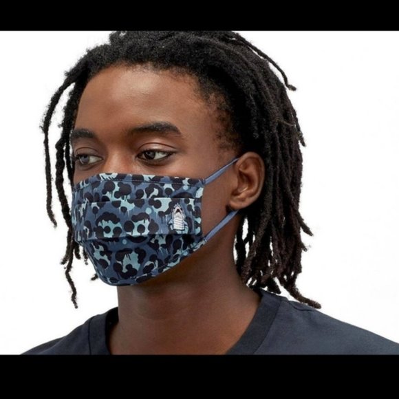 COPY - NWT Coach Mask Blue Shark Wild Beast Print - Picture 2 of 5